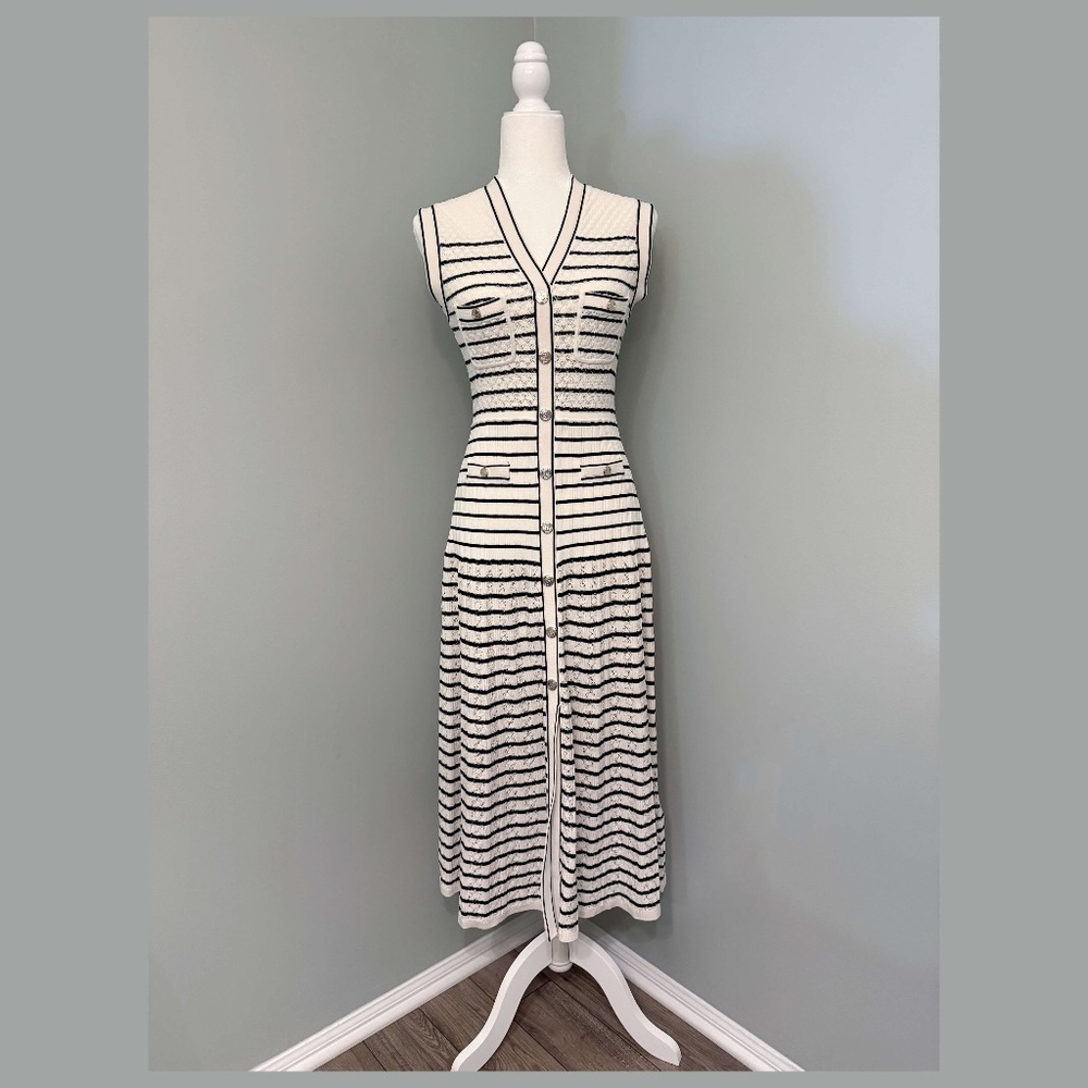 70% OFF! Molina Striped Knit Dress